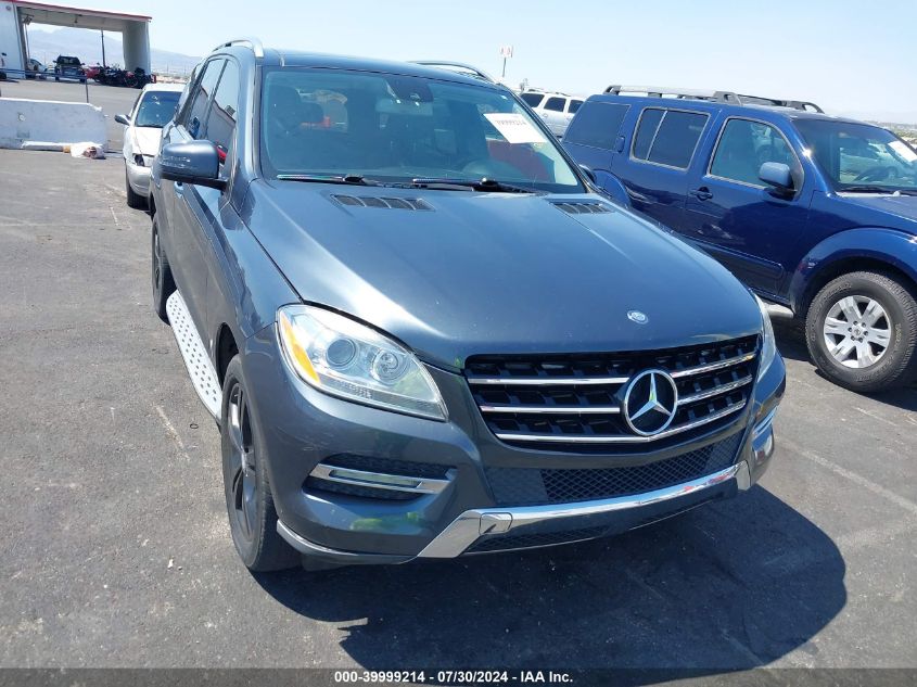 2013 Mercedes-Benz Ml 350 Bluetec 4Matic VIN: 4JGDA2EB2DA242384 Lot: 39999214