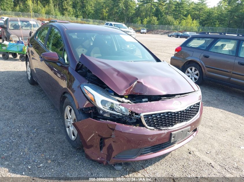 2017 KIA FORTE LX - 3KPFK4A73HE147939