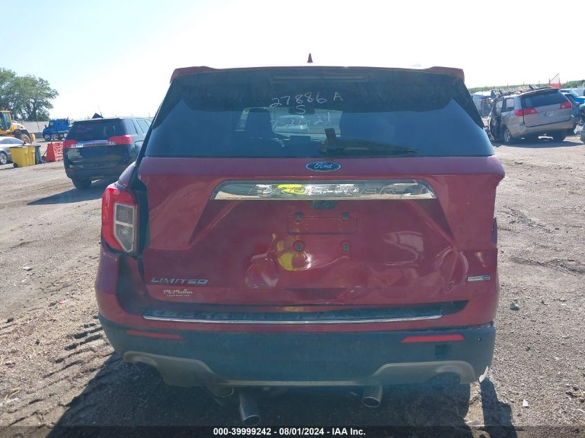 2020 Ford Explorer Limited VIN: 1FMSK8FH0LGB82501 Lot: 39999242