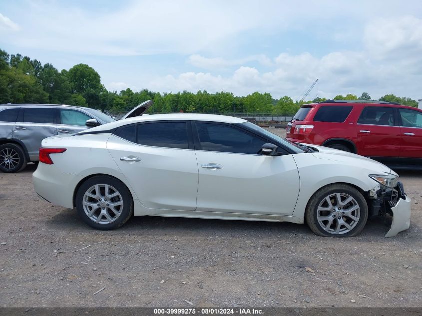 2016 Nissan Maxima 3.5 Sv VIN: 1N4AA6AP1GC438170 Lot: 39999275