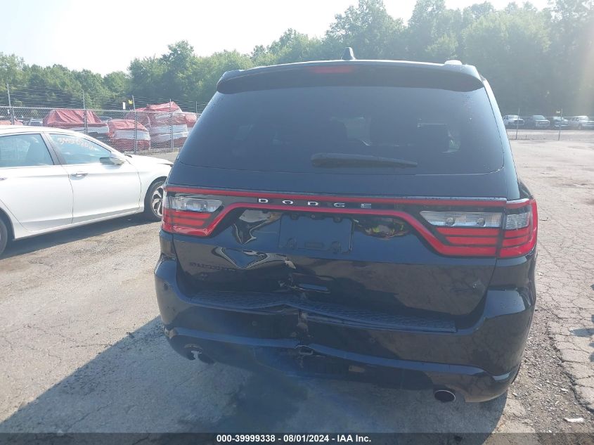 2018 Dodge Durango Gt Awd VIN: 1C4RDJDG0JC116937 Lot: 39999338