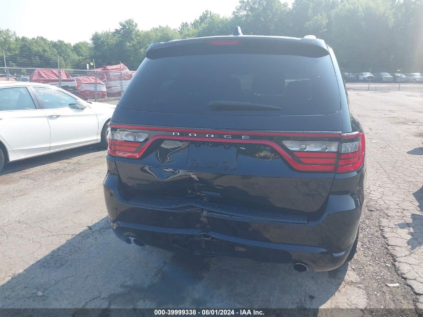 2018 Dodge Durango Gt Awd VIN: 1C4RDJDG0JC116937 Lot: 39999338