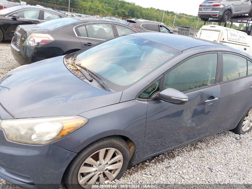 2014 Kia Forte Lx VIN: KNAFX4A60E5093786 Lot: 39999345