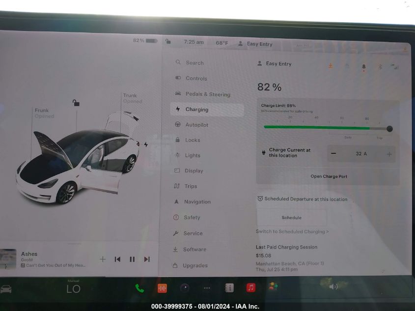 2020 Tesla Model 3 Standard Range Plus Rear-Wheel Drive/Standard Range Rear-Wheel Drive VIN: 5YJ3E1EA9LF634998 Lot: 39999375