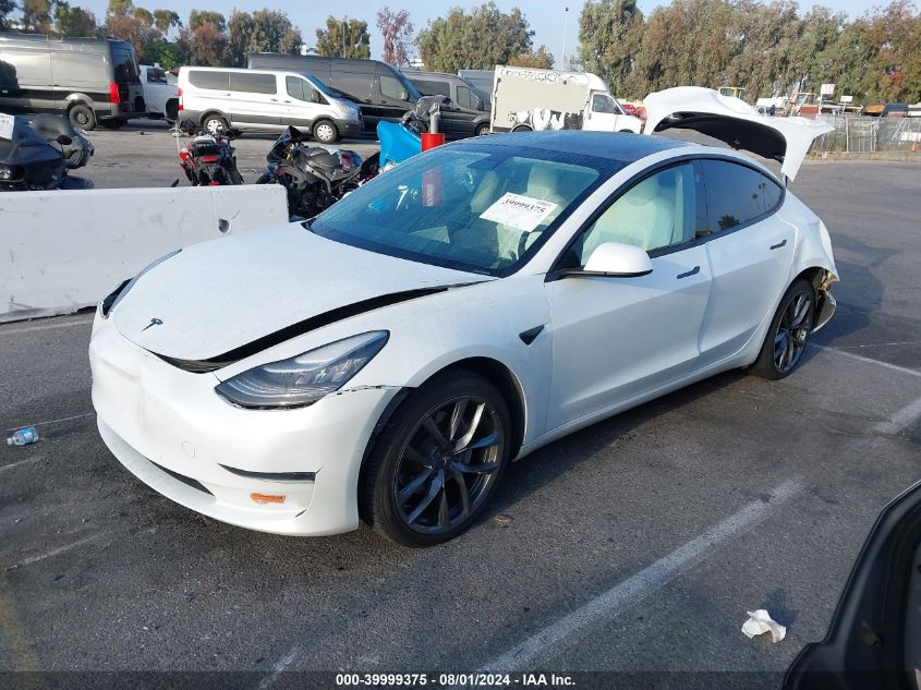 5YJ3E1EA9LF634998 2020 TESLA MODEL 3 - Image 2