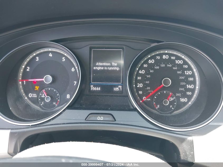 2021 Volkswagen Atlas 2.0T Se W/Technology VIN: 1V2JP2CA8MC544832 Lot: 39999407