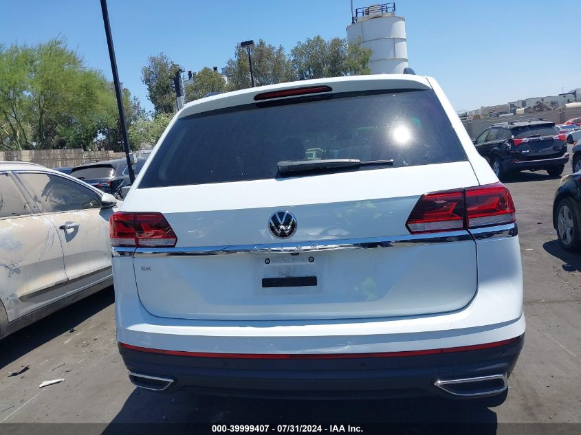 2021 Volkswagen Atlas 2.0T Se W/Technology VIN: 1V2JP2CA8MC544832 Lot: 39999407