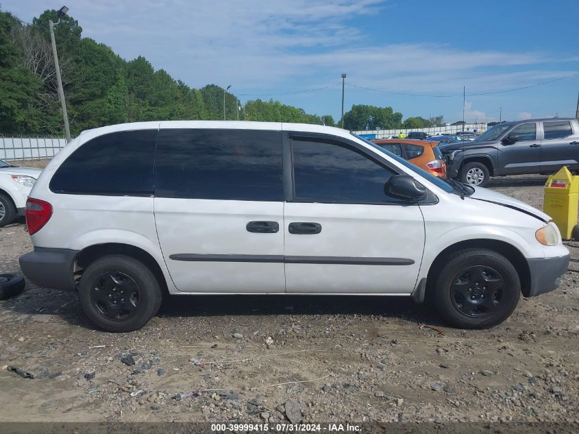 2002 Dodge Caravan Se VIN: 1B4GP25332B694180 Lot: 39999415