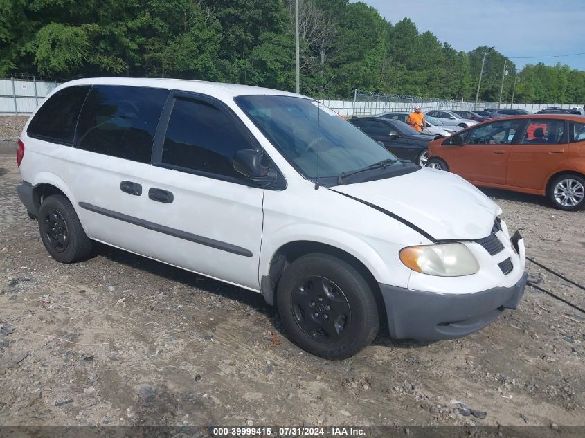 2002 Dodge Caravan Se VIN: 1B4GP25332B694180 Lot: 39999415