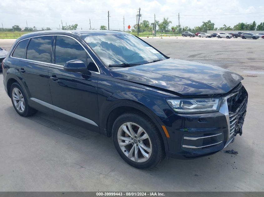 2017 Audi Q7 Premium VIN: WA1AHAF71HD043056 Lot: 39999443