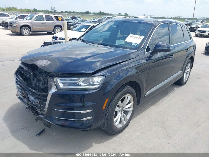 2017 Audi Q7 Premium VIN: WA1AHAF71HD043056 Lot: 39999443