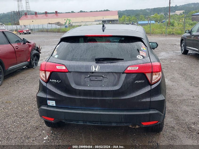 2018 Honda Hr-V Ex VIN: 3CZRU6H50JM705369 Lot: 39999484