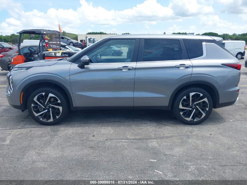 2023 Mitsubishi Outlander Se 2.5 2Wd VIN: JA4J3UA84PZ044154 Lot: 39999518