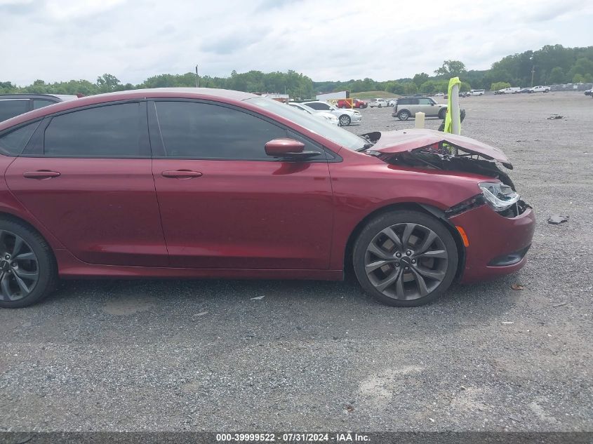 2016 Chrysler 200 S VIN: 1C3CCCBB5GN138994 Lot: 39999522