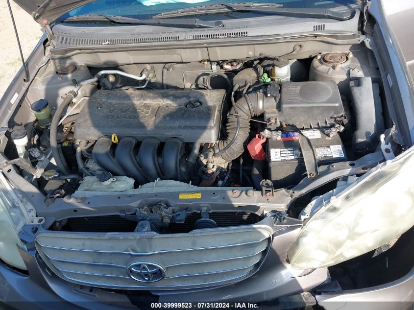 2003 Toyota Corolla S VIN: 1NXBR32E63Z129619 Lot: 39999523