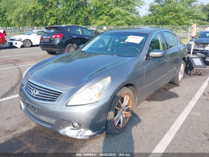 2013 Infiniti G37X VIN: JN1CV6AR8DM764971 Lot: 39999547