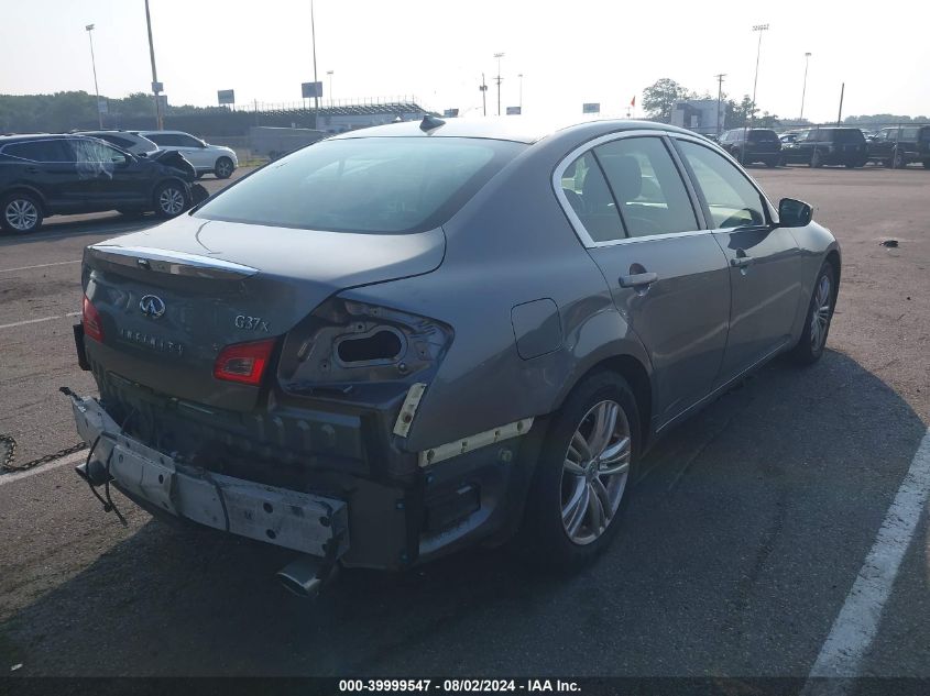 2013 Infiniti G37X VIN: JN1CV6AR8DM764971 Lot: 39999547