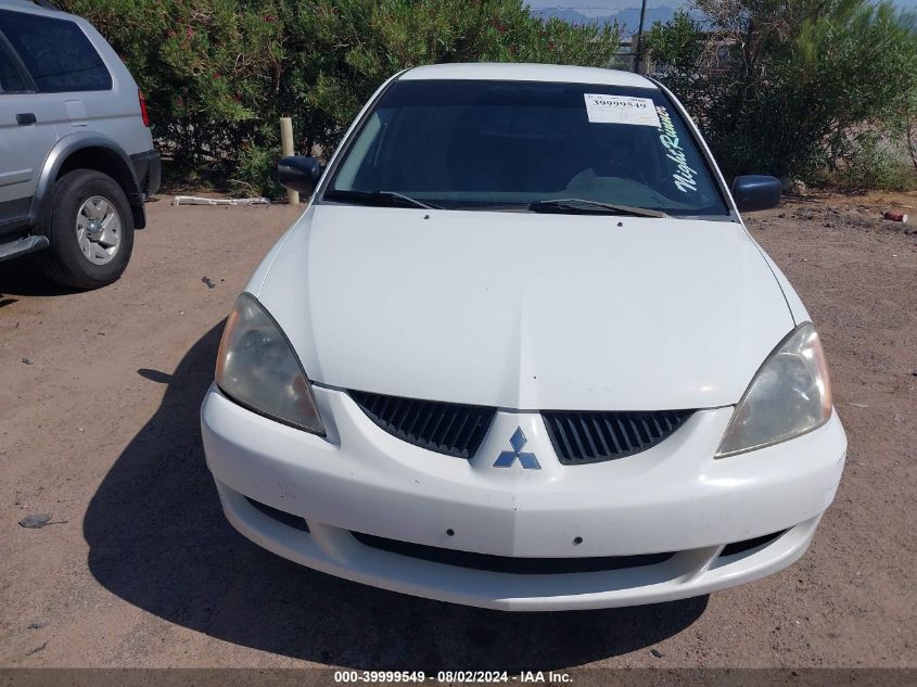 2004 Mitsubishi Lancer Es VIN: JA3AJ26E54U069215 Lot: 39999549