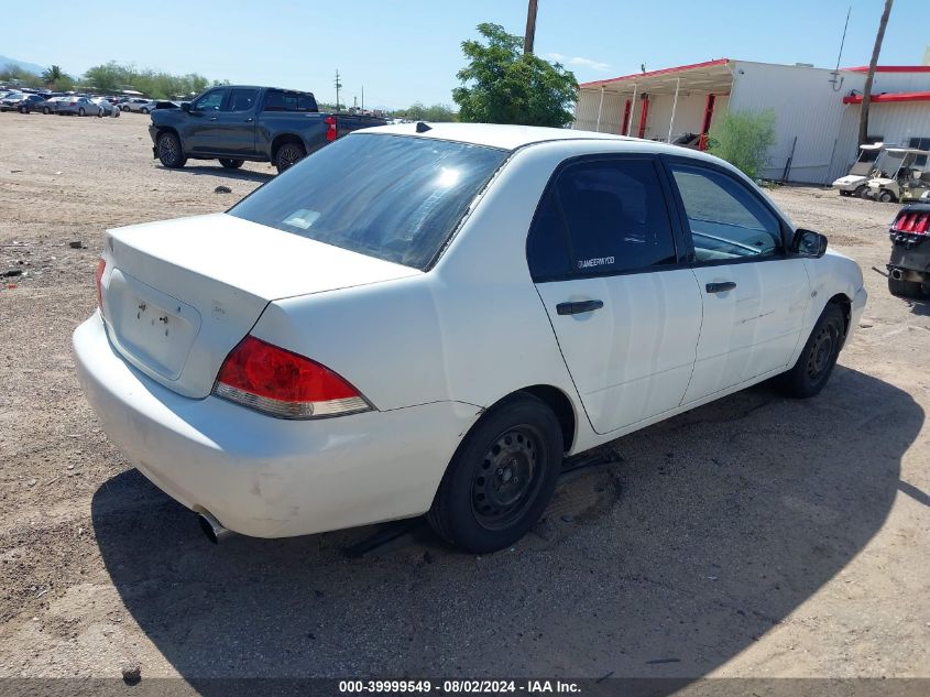 2004 Mitsubishi Lancer Es VIN: JA3AJ26E54U069215 Lot: 39999549