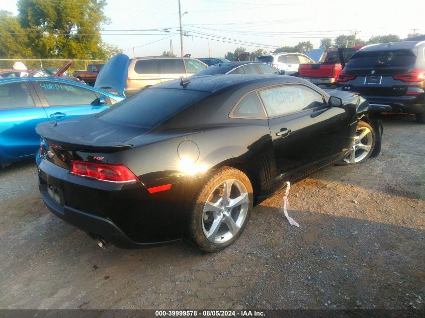 2015 Chevrolet Camaro Lt VIN: 2G1FF1E35F9112124 Lot: 39999578