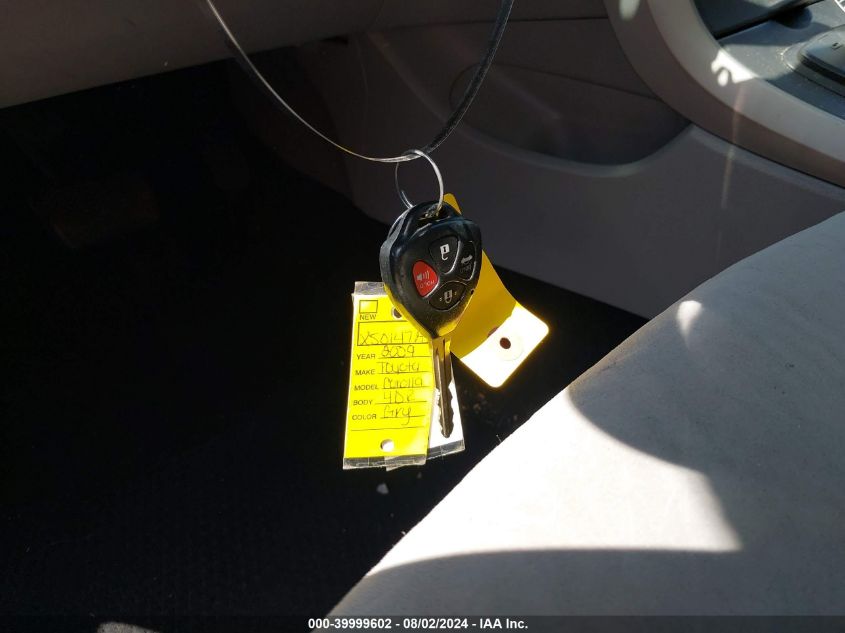 2009 Toyota Corolla Le/S/Xle VIN: 2T1BU40E19C162416 Lot: 39999602