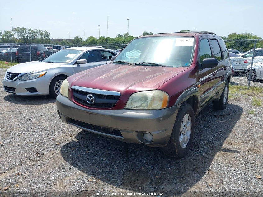 2004 Mazda Tribute Lx V6 VIN: 4F2YZ04174KM09943 Lot: 39999610