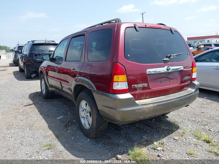 2004 Mazda Tribute Lx V6 VIN: 4F2YZ04174KM09943 Lot: 39999610
