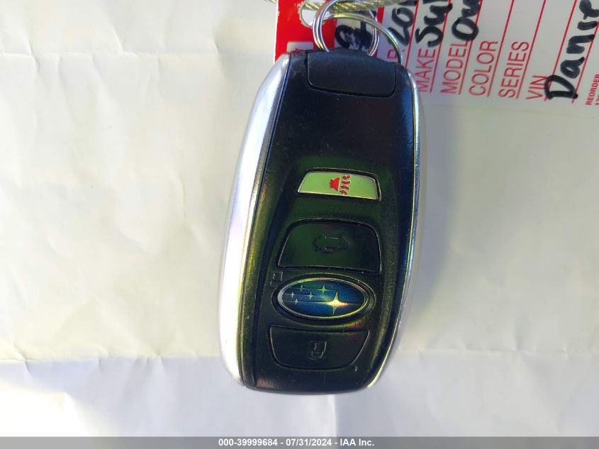 2017 Subaru Outback 2.5I Limited VIN: 4S4BSANCXH3225446 Lot: 39999684