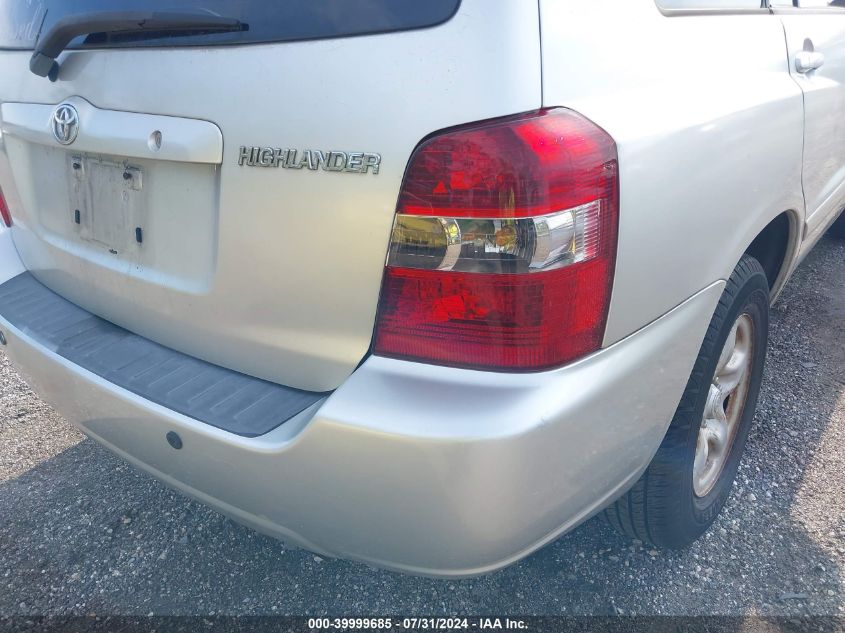 2006 Toyota Highlander VIN: JTEGD21A660150785 Lot: 39999685
