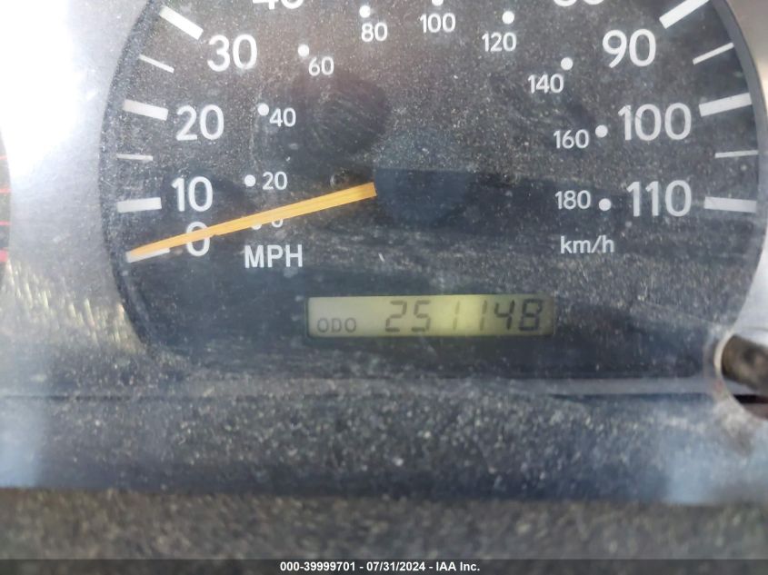 1998 Toyota Tacoma Xtracab VIN: 4TAWM72N2WZ052830 Lot: 39999701