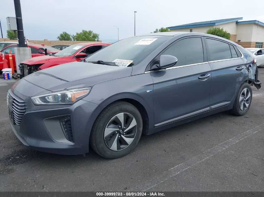 2018 Hyundai Ioniq Hybrid Sel VIN: KMHC75LC2JU060525 Lot: 39999703
