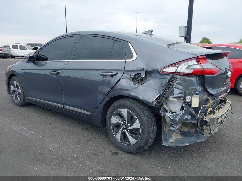 2018 Hyundai Ioniq Hybrid Sel VIN: KMHC75LC2JU060525 Lot: 39999703