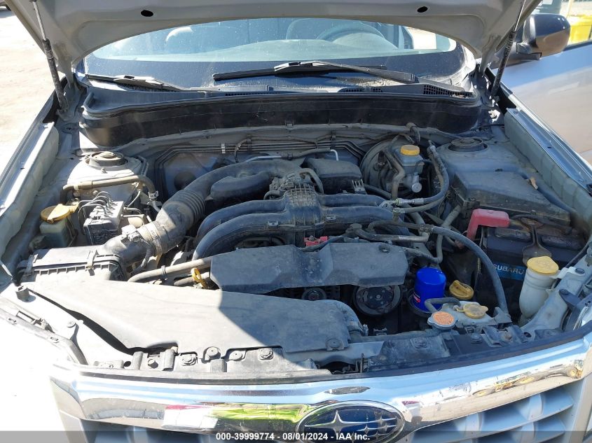 2011 Subaru Forester 2.5X VIN: JF2SHABC8BH725172 Lot: 39999774