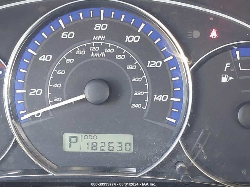 2011 Subaru Forester 2.5X VIN: JF2SHABC8BH725172 Lot: 39999774