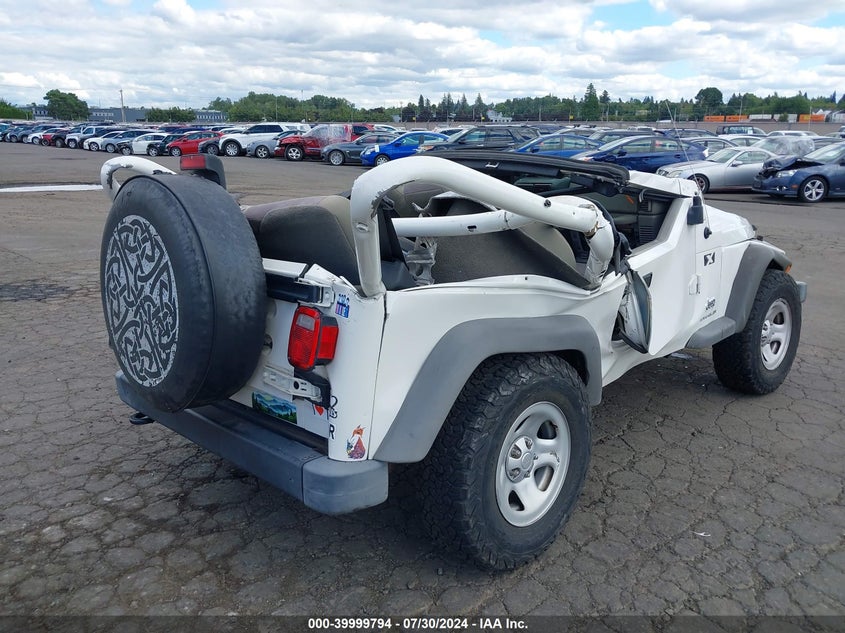 1J4FA39S65P348486 2005 JEEP WRANGLER photo no. 4