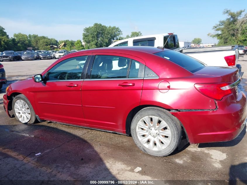 2011 Chrysler 200 Lx VIN: 1C3BC4FB0BN543195 Lot: 39999796