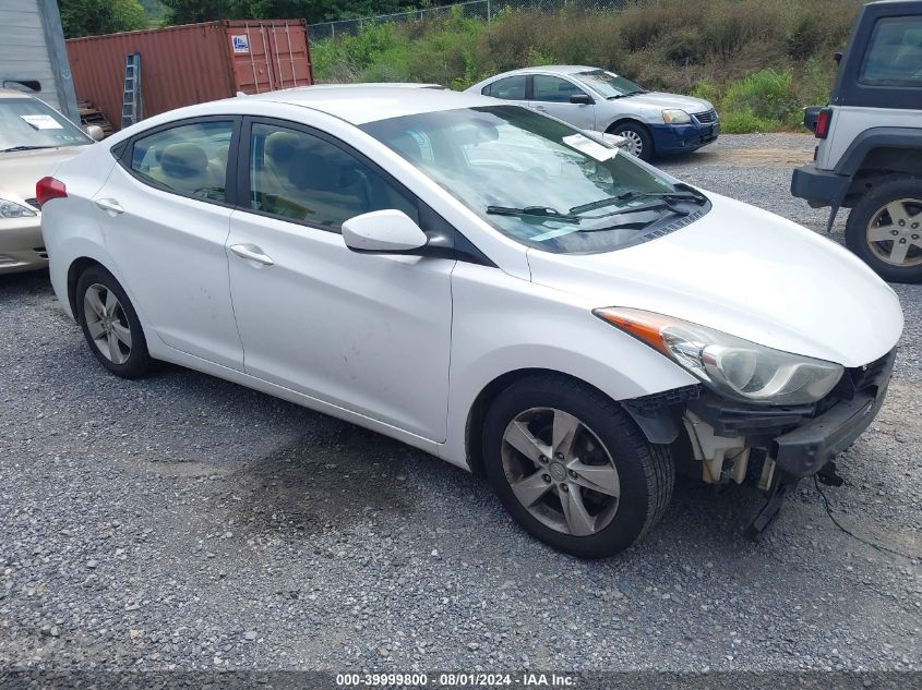 2013 Hyundai Elantra Gls VIN: 5NPDH4AE4DH253813 Lot: 39999800