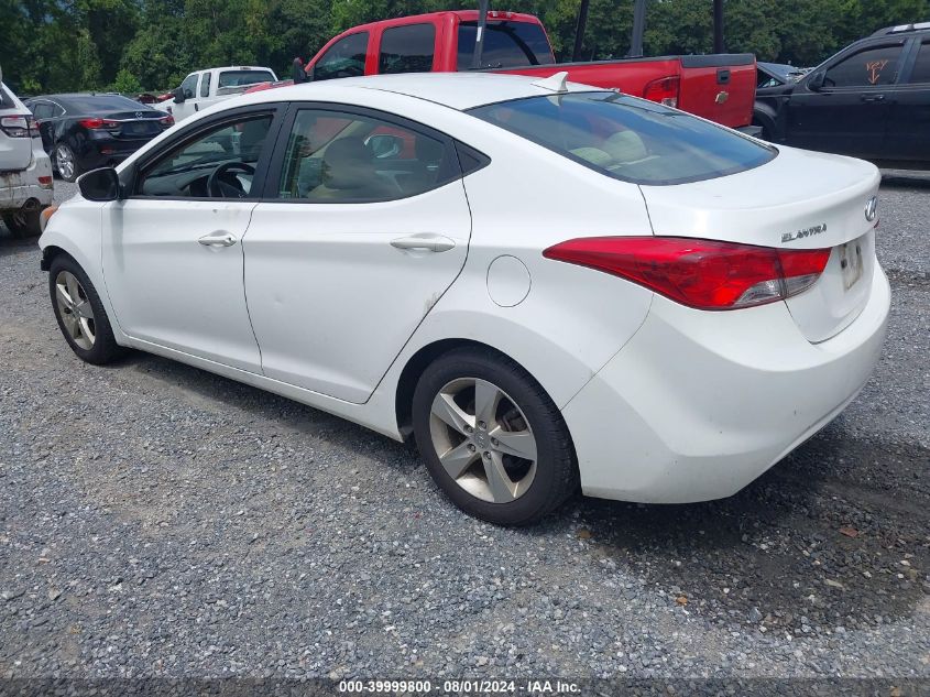 2013 Hyundai Elantra Gls VIN: 5NPDH4AE4DH253813 Lot: 39999800