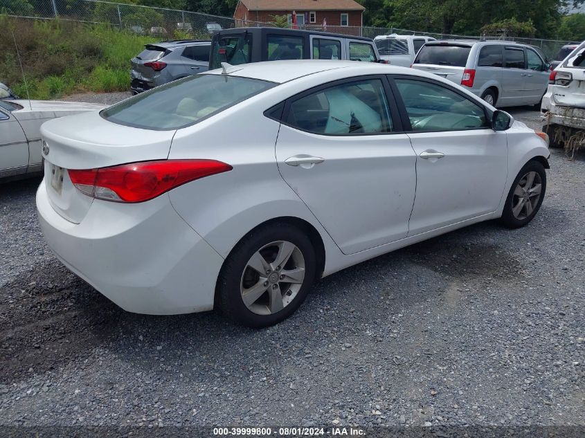 2013 Hyundai Elantra Gls VIN: 5NPDH4AE4DH253813 Lot: 39999800