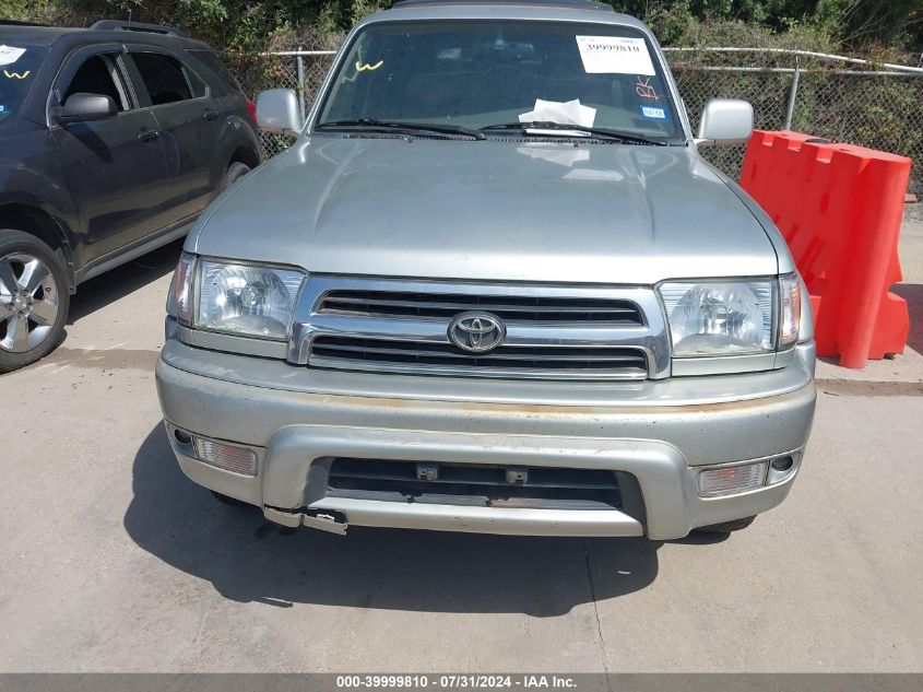 1999 Toyota 4Runner Limited V6 VIN: JT3GN87R4X0119963 Lot: 39999810