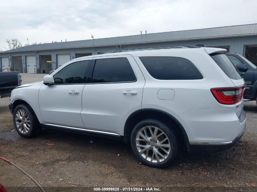 2016 Dodge Durango Limited VIN: 1C4RDJDG0GC484480 Lot: 39999825