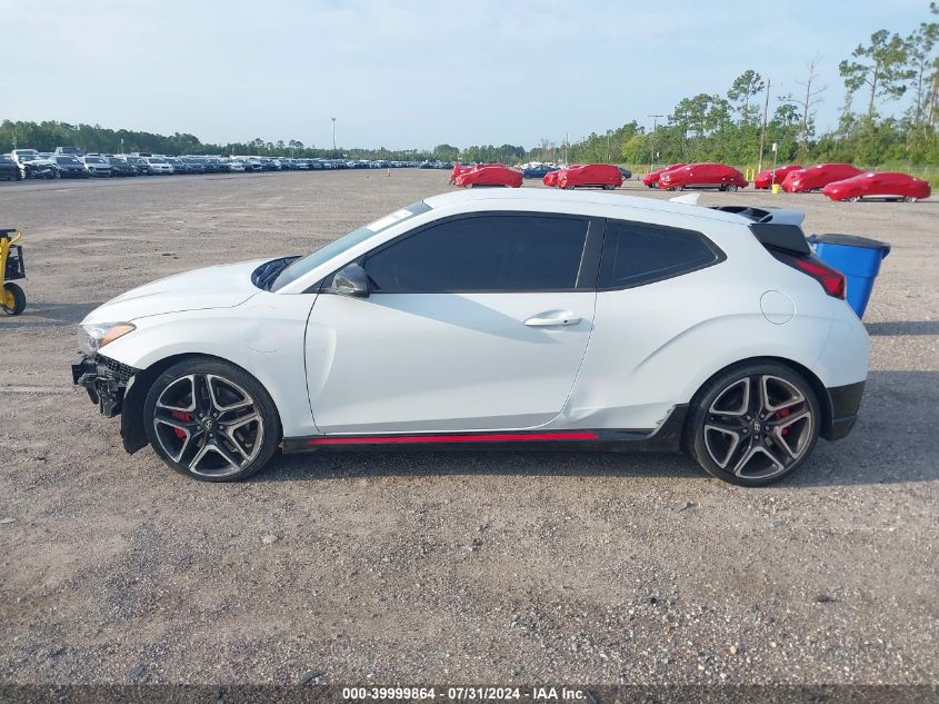 2019 Hyundai Veloster N VIN: KMHT36AH2KU001508 Lot: 39999864