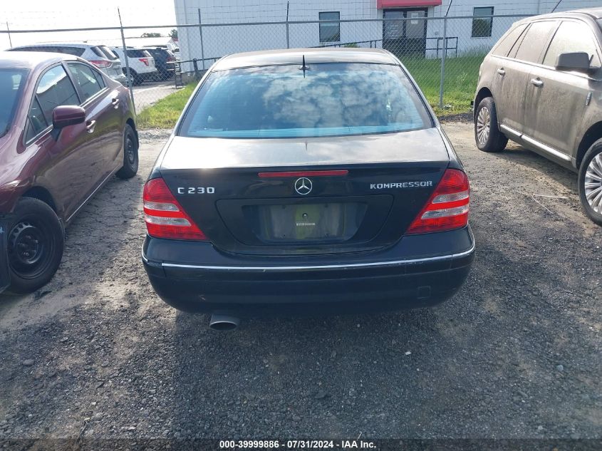 WDBRF40JX5F656036 | 2005 MERCEDES-BENZ C 230