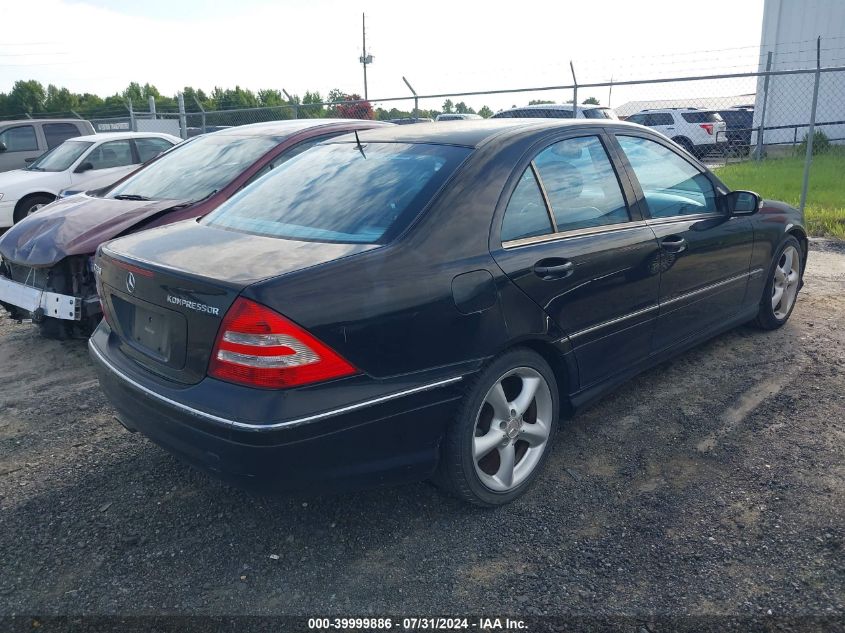 WDBRF40JX5F656036 | 2005 MERCEDES-BENZ C 230