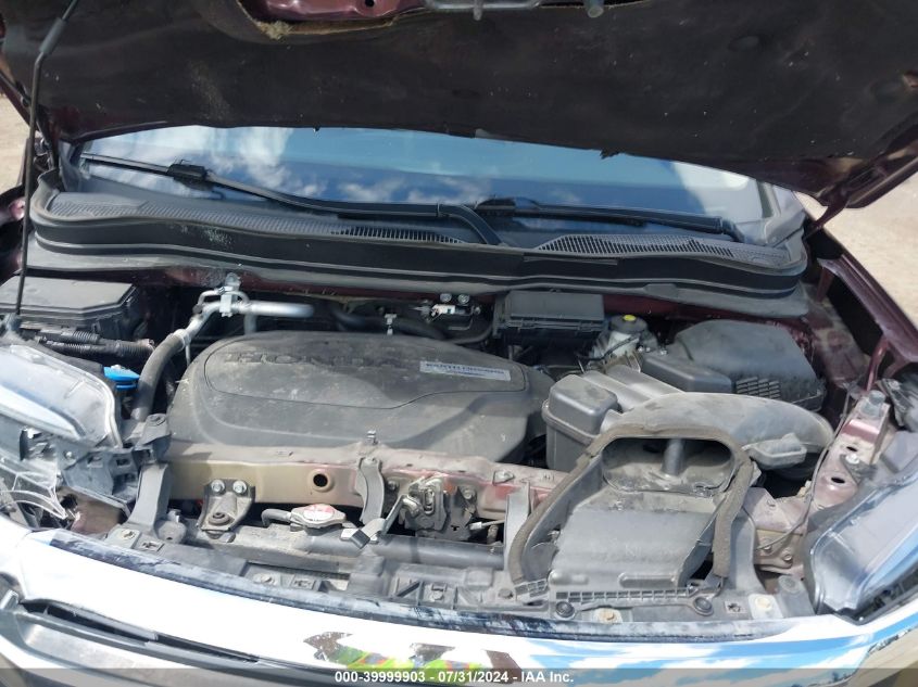 2017 Honda Pilot Ex-L VIN: 5FNYF6H50HB057431 Lot: 39999903