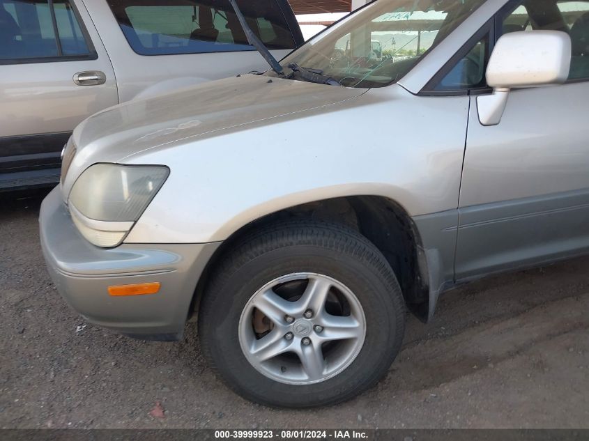 1999 Lexus Rx 300 VIN: JT6GF10U9X0038673 Lot: 39999923