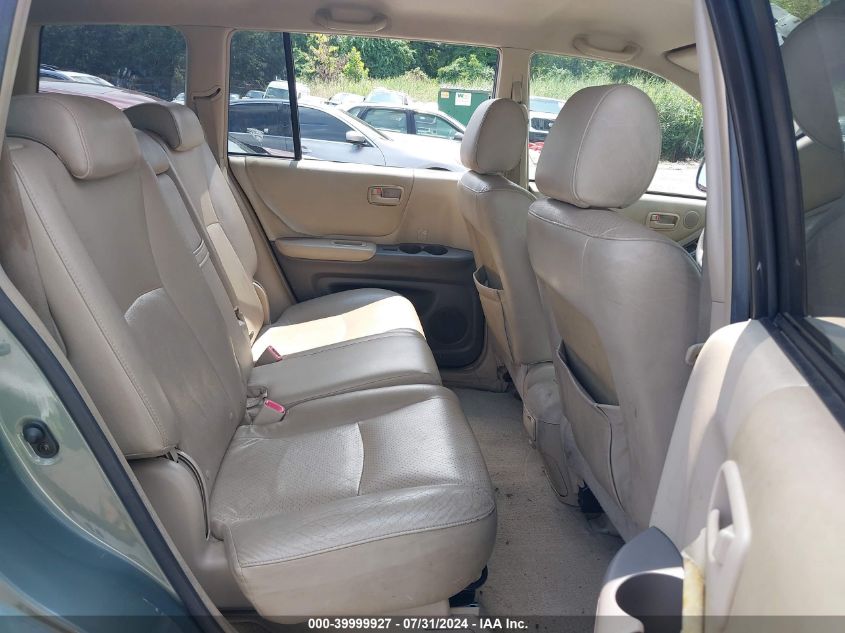 2006 Toyota Highlander V6 VIN: JTEEP21A560151392 Lot: 39999927