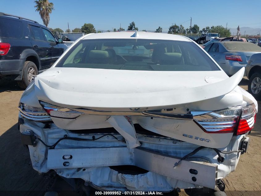 2015 Lexus Es 350 VIN: JTHBK1GG0F2186694 Lot: 39999952