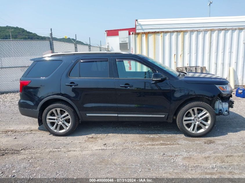 2017 Ford Explorer Xlt VIN: 1FM5K8D82HGD01334 Lot: 40000046