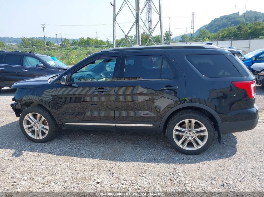 2017 Ford Explorer Xlt VIN: 1FM5K8D82HGD01334 Lot: 40000046